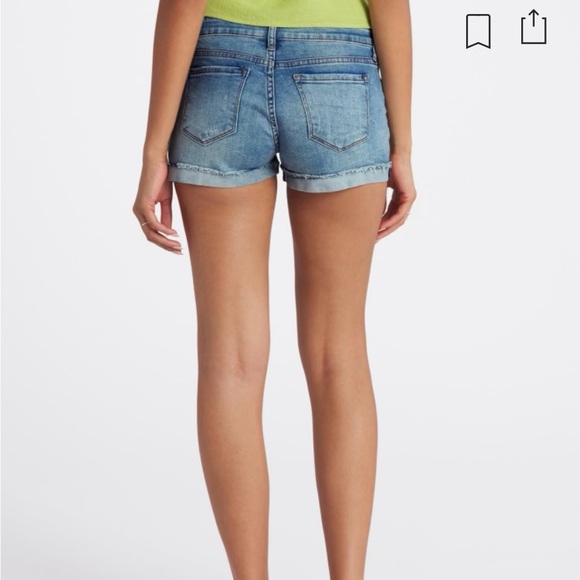 STS Blue Molly tacked cuff short. Color:Indigo, size 6 or 28 - Picture 2 of 7